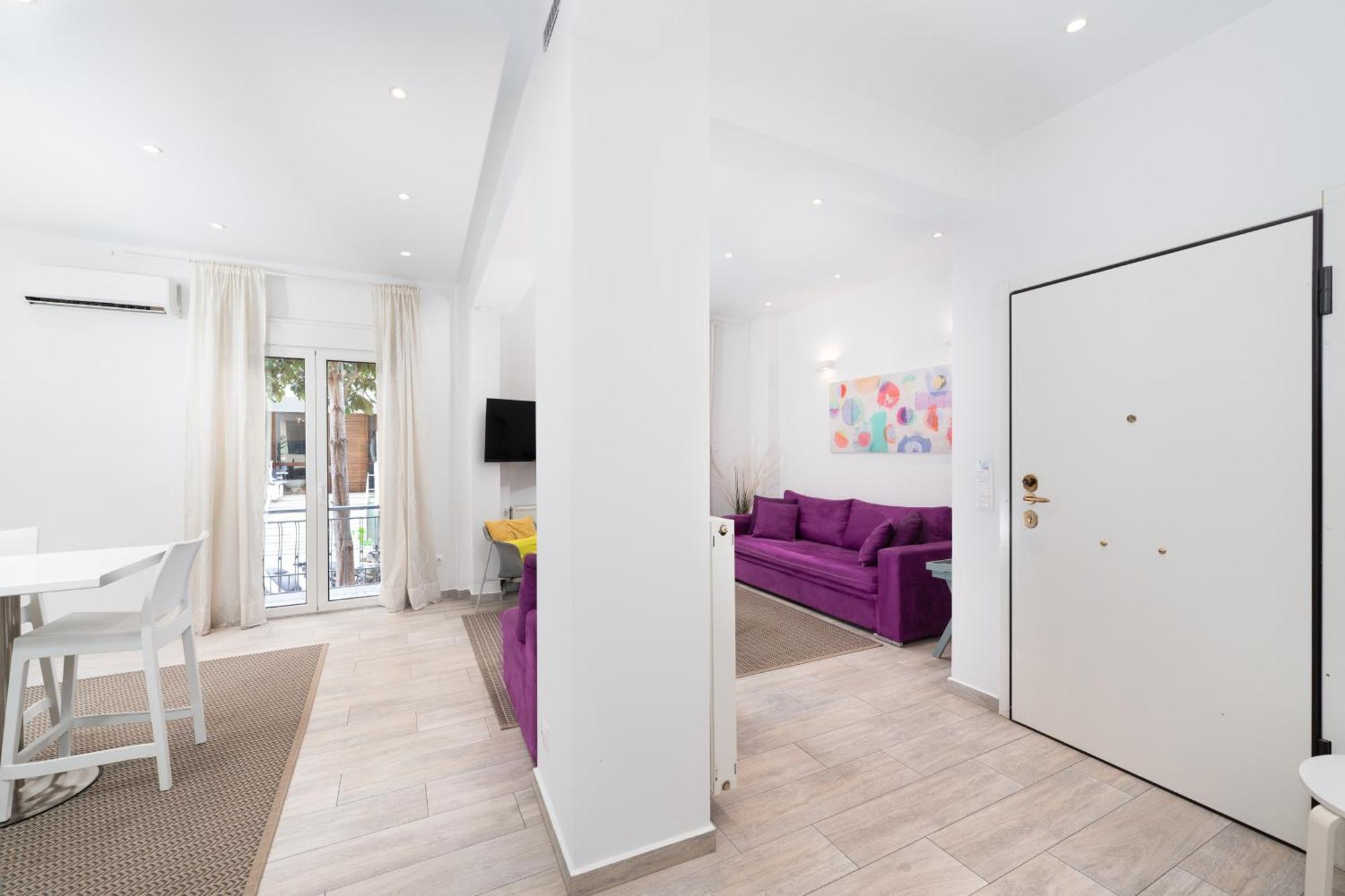 Spacious Modern Apartment In Athens Near Metro المظهر الخارجي الصورة