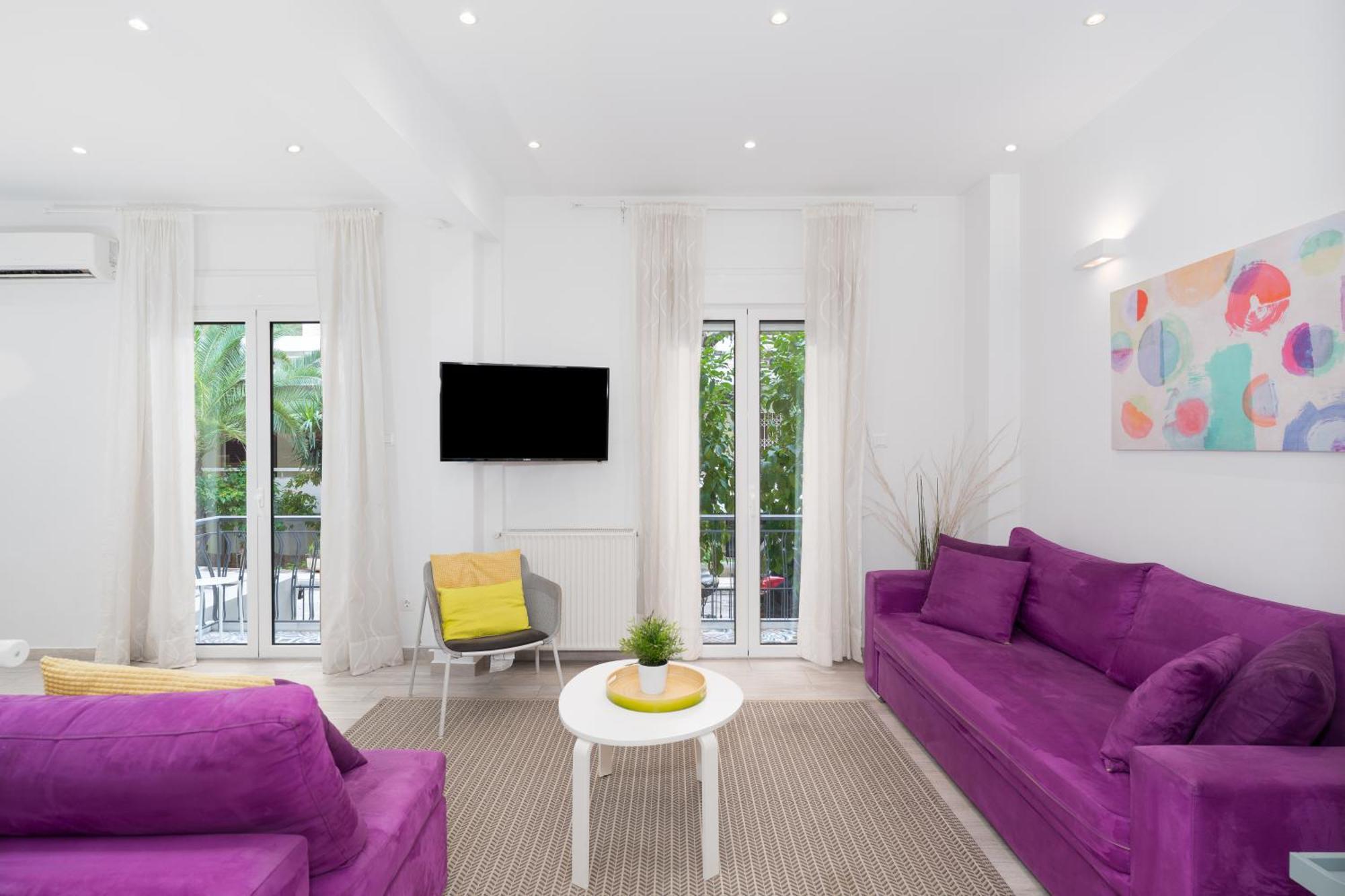Spacious Modern Apartment In Athens Near Metro المظهر الخارجي الصورة
